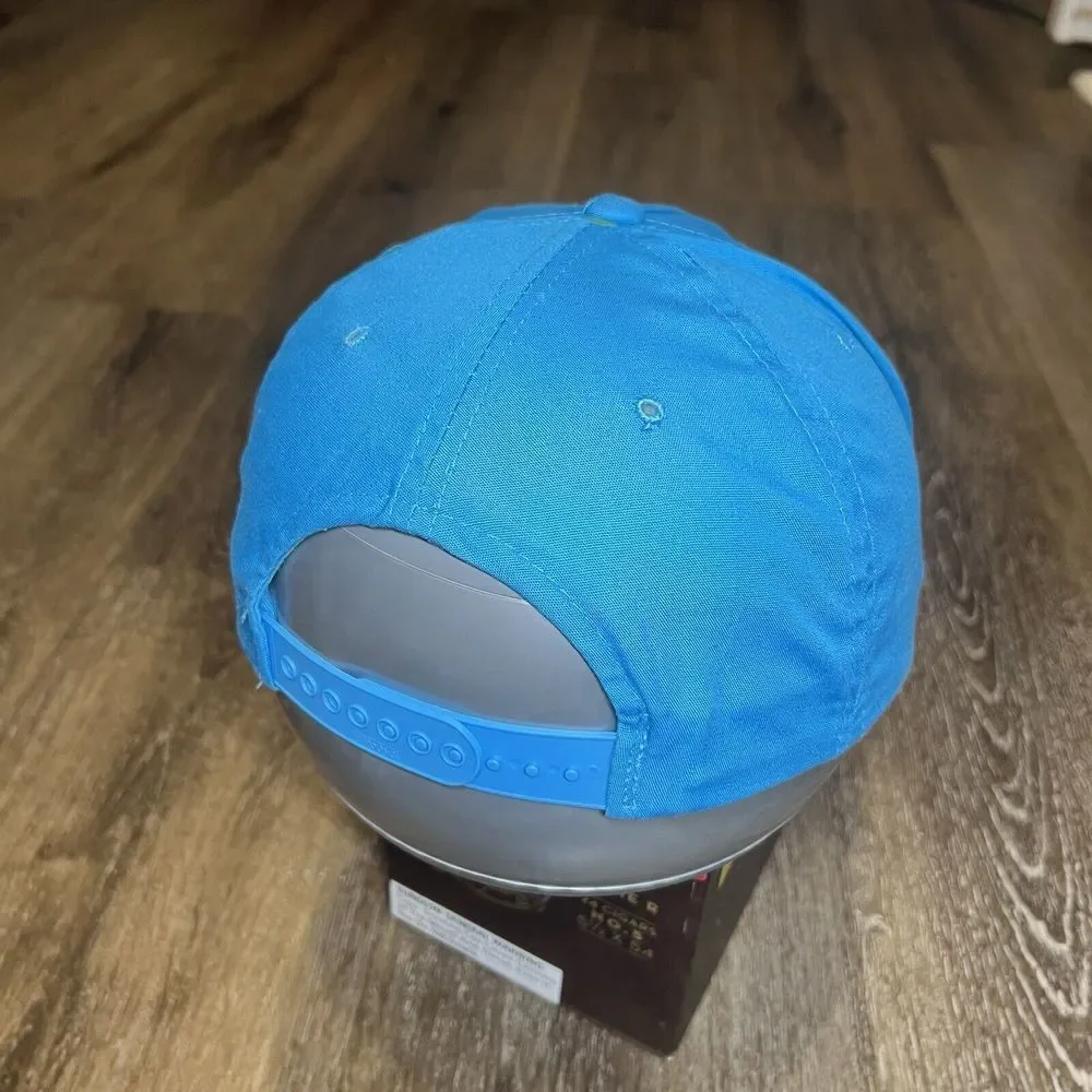 Vintage 90s Timbuktu‎ Snapback Hat Blue Rope Trucker Bar Grill Beach Surf Promo